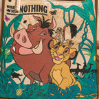 Lion King - Pumbaa and Timon WondaPop 11" Vegan Leather Fashion Mini Backpack