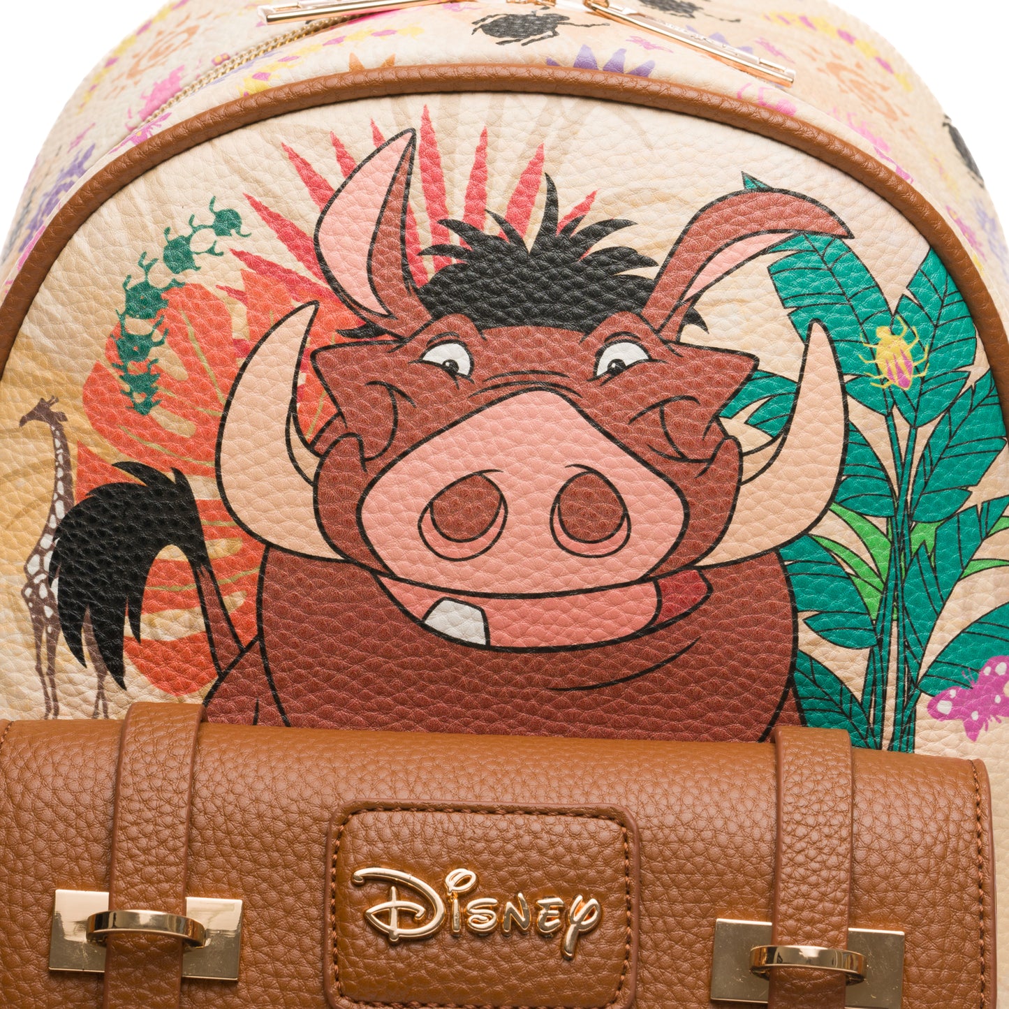 
                  
                    Lion King - Pumbaa and Timon WondaPop 11" Vegan Leather Fashion Mini Backpack
                  
                