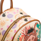Lion King - Pumbaa and Timon WondaPop 11" Vegan Leather Fashion Mini Backpack