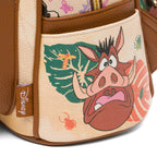 Lion King - Pumbaa and Timon WondaPop 11" Vegan Leather Fashion Mini Backpack