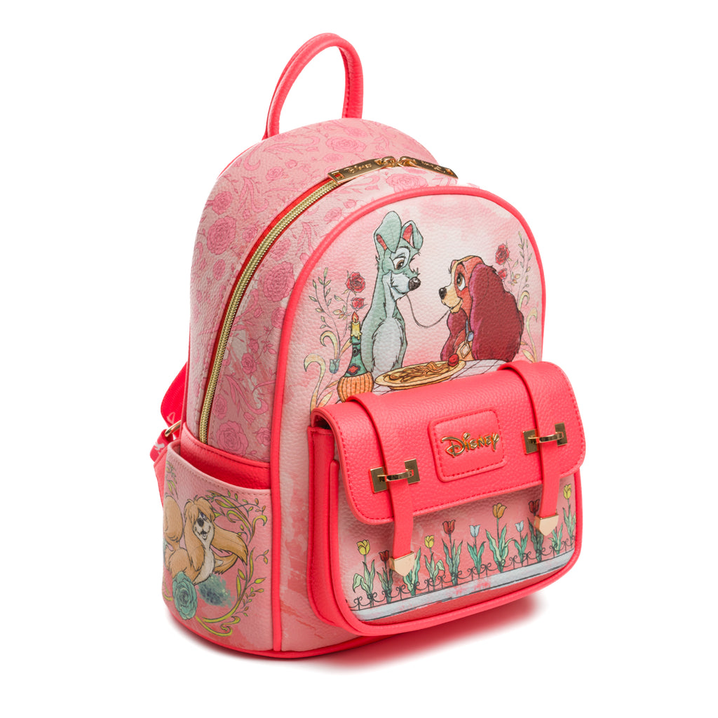 Disney's Lady and the Tramp 11-inch Vegan Leather Mini Backpack Spring 2025 Release