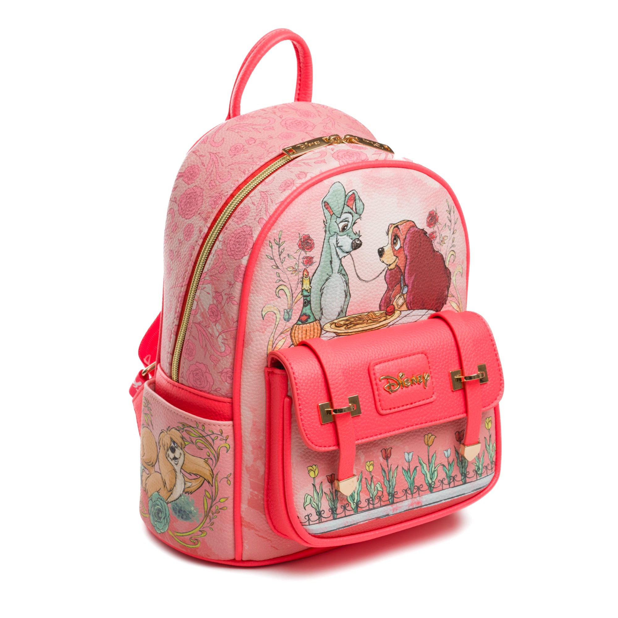 Disney's Lady and the Tramp 11-inch Vegan Leather Mini Backpack Spring 2025 Release