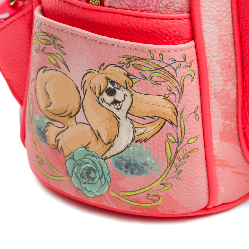 Disney's Lady and the Tramp 11-inch Vegan Leather Mini Backpack Spring 2025 Release