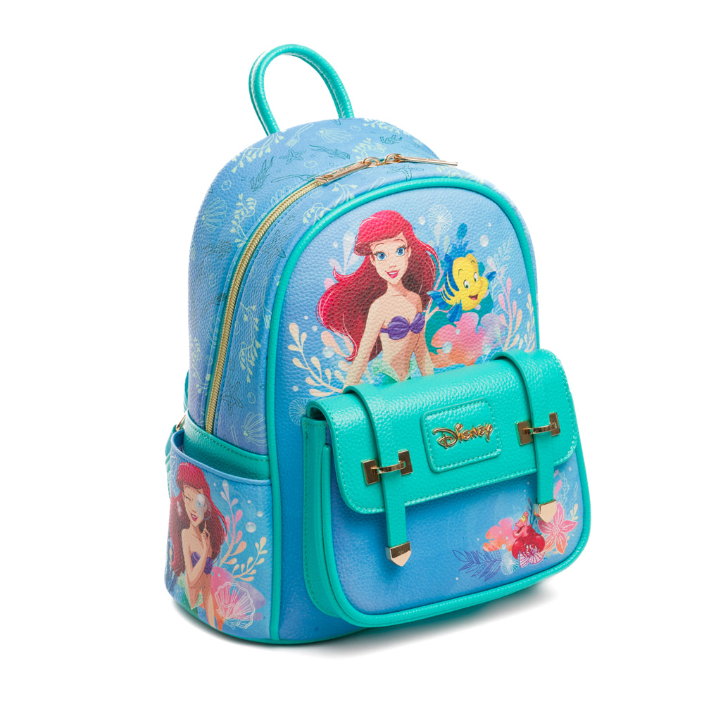 
                  
                    The Little Mermaid - Ariel WondaPop 11" Vegan Leather Fashion Mini Backpack
                  
                