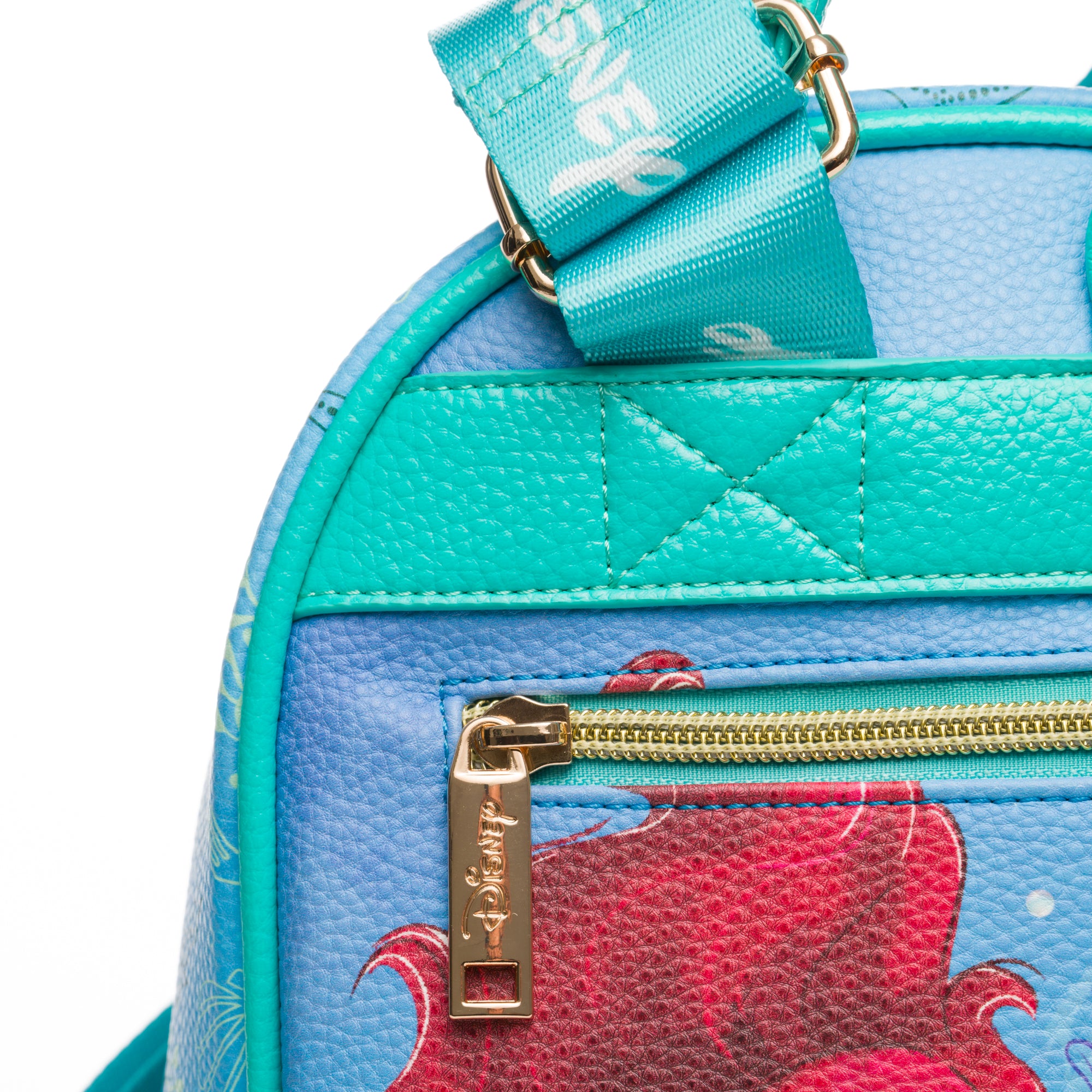 The Little Mermaid - Ariel WondaPop 11" Vegan Leather Fashion Mini Backpack