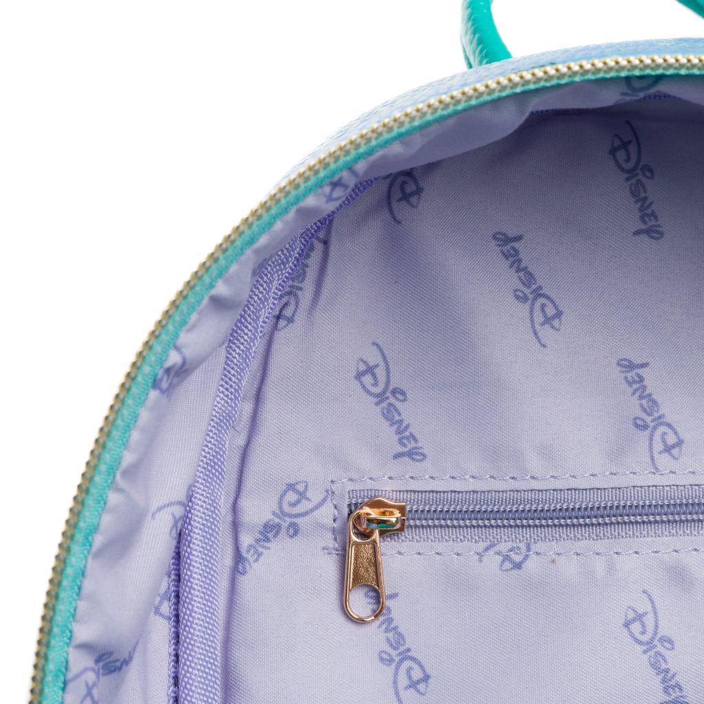 The Little Mermaid - Ariel WondaPop 11" Vegan Leather Fashion Mini Backpack