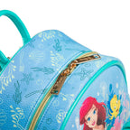 The Little Mermaid - Ariel WondaPop 11" Vegan Leather Fashion Mini Backpack