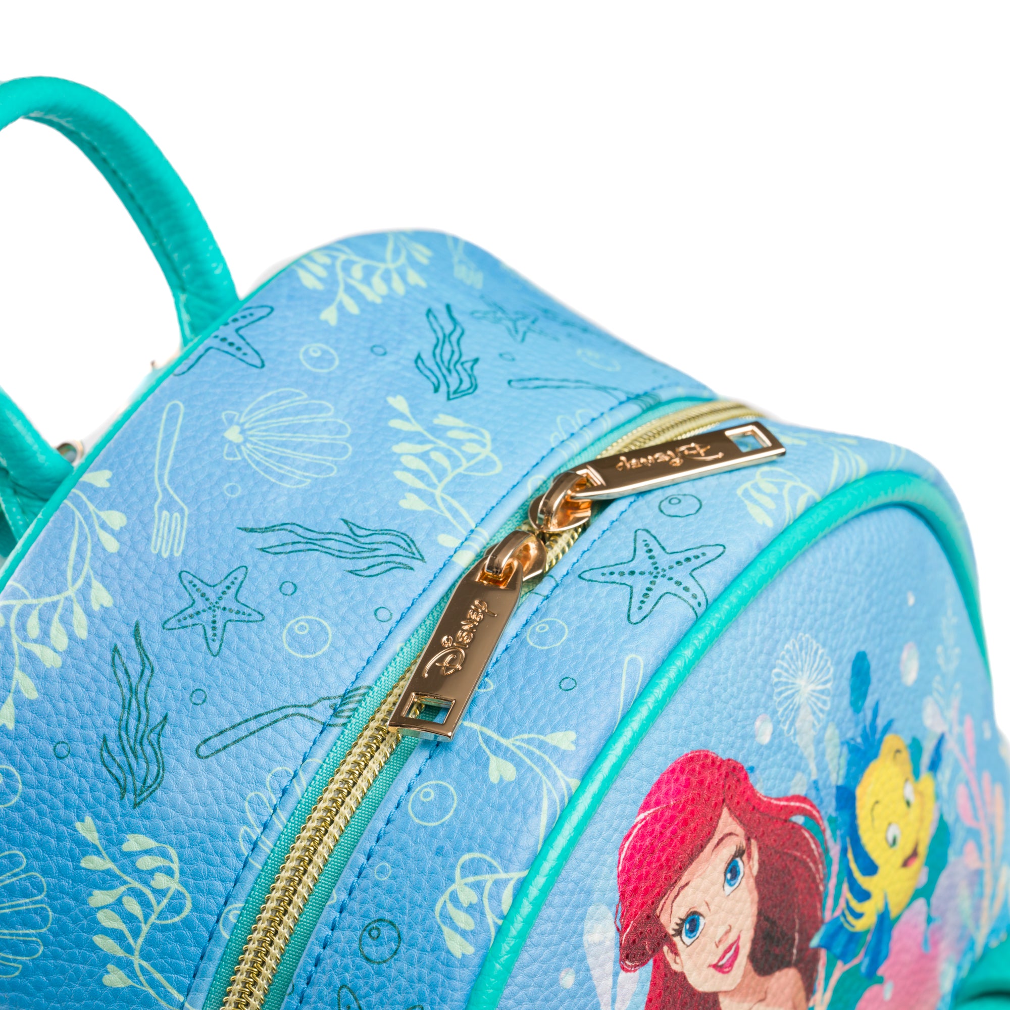 The Little Mermaid - Ariel WondaPop 11" Vegan Leather Fashion Mini Backpack