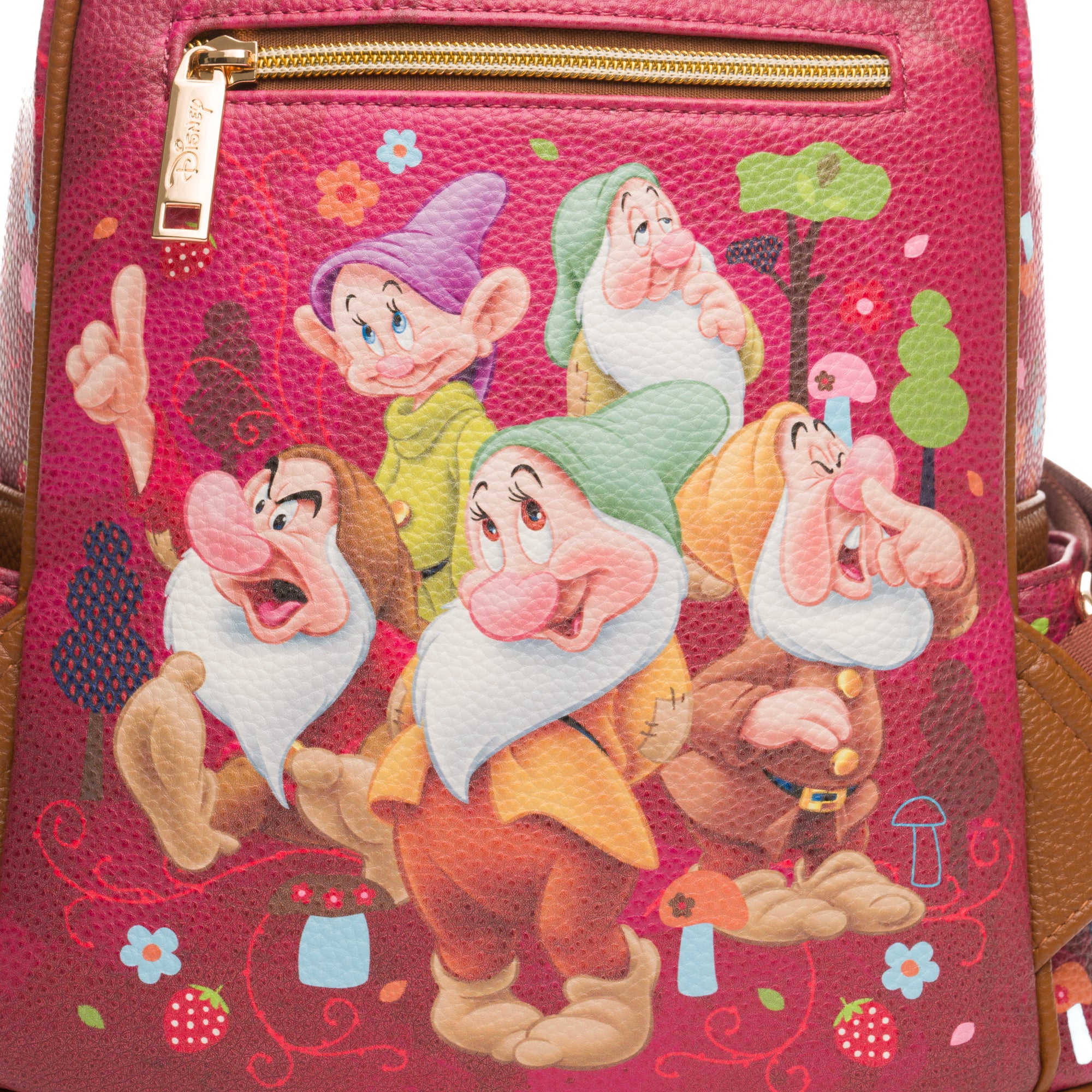 Disney's Snow White -- The Seven Dwarfs WondaPop 11" Vegan Leather Fashion Mini Backpack