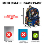 Sonic the Hedgehog: Shadow 13-inch Nylon Mini Small Backpack
