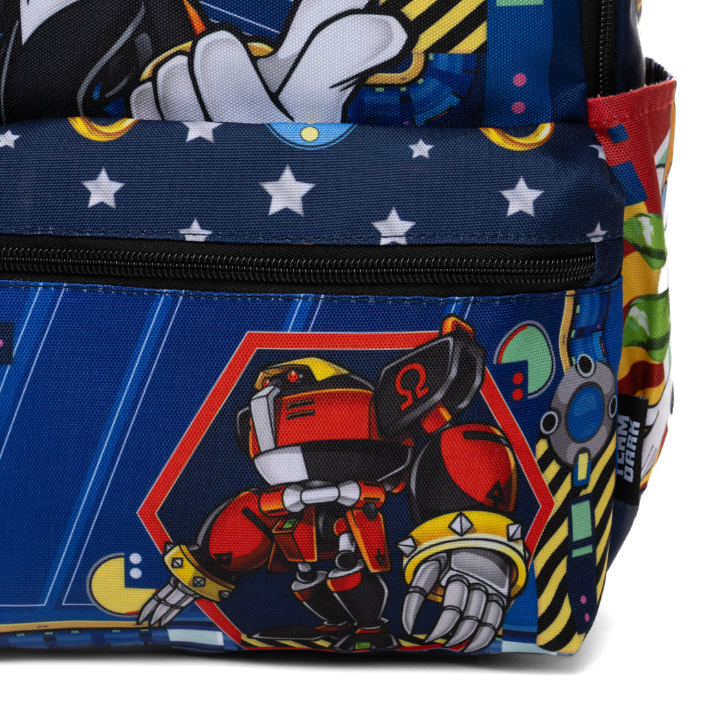 Sonic the Hedgehog: Shadow 13-inch Nylon Mini Small Backpack