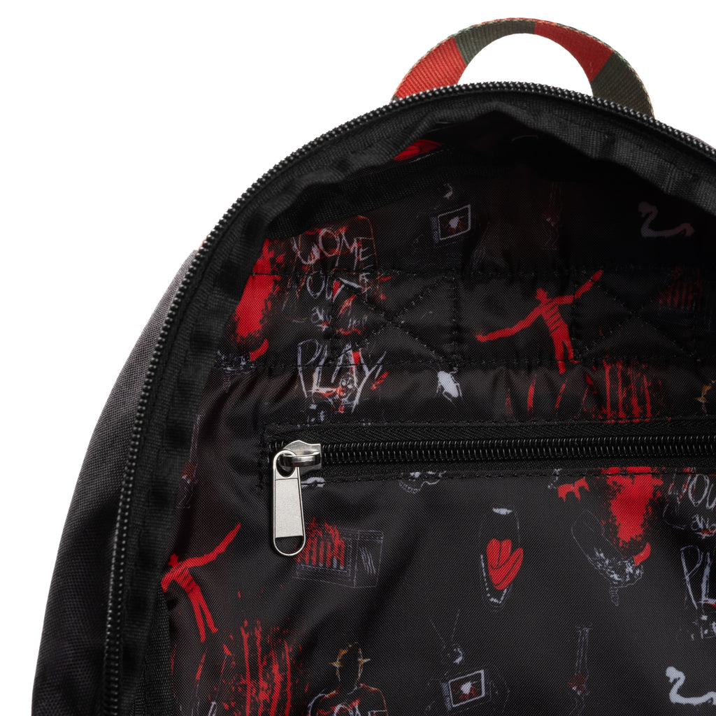 Freddy from A Nightmare on Elm Street 13-inch Nylon Mini Small Backpack