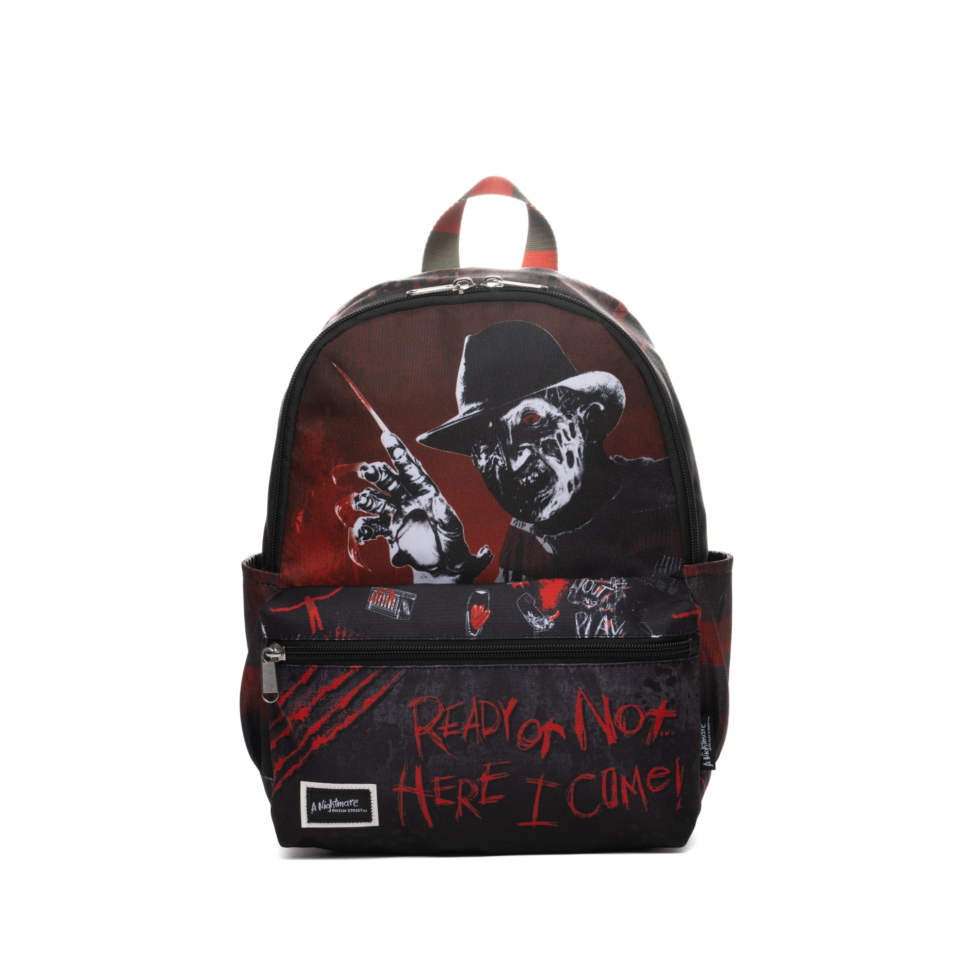 Freddy from A Nightmare on Elm Street 13-inch Nylon Mini Small Backpack