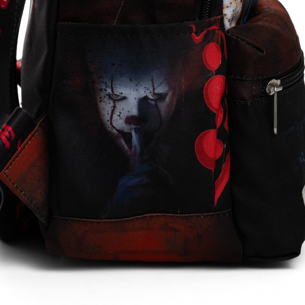Pennywise from It 13-inch Nylon Mini Small Backpack