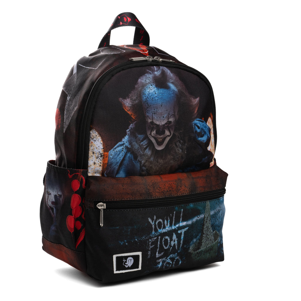 Pennywise from It 13-inch Nylon Mini Small Backpack