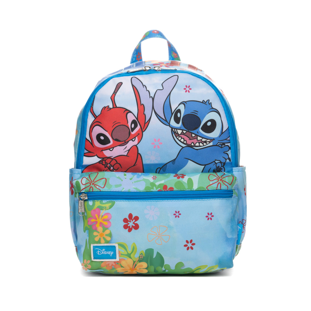 Disney Lilo and Stitch - Stitch and Leroy 13-inch Nylon Daypack