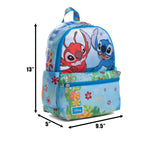 Disney Lilo and Stitch - Stitch and Leroy 13-inch Nylon Daypack