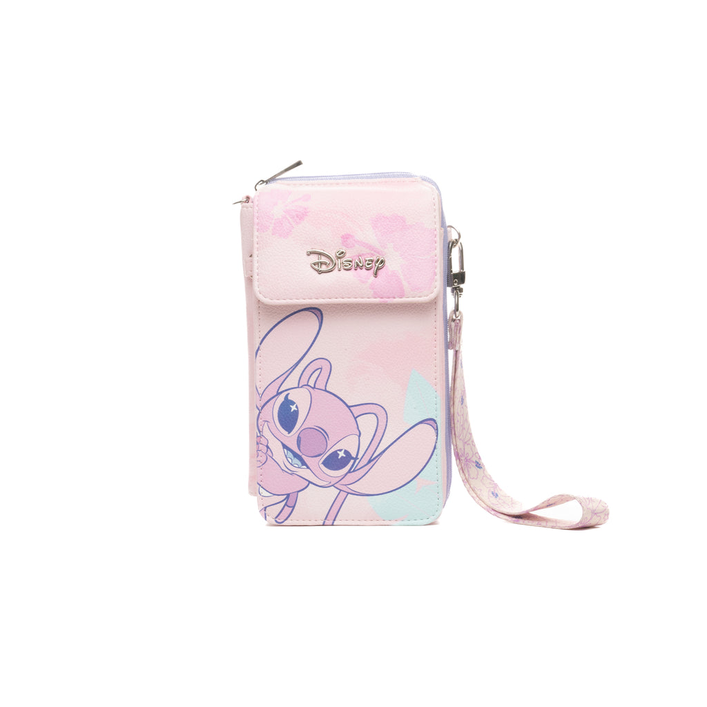 Disney Lilo and Stitch :Angel Crossbody Wallet Cell Phone Wristlet