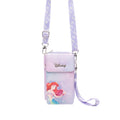 WondaPop Disney Little Mermaid: Ariel Crossbody Wallet Cell Phone Wristlet