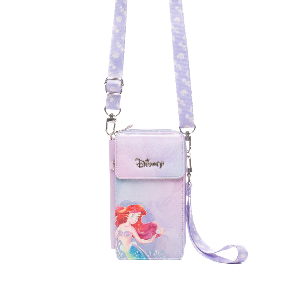 WondaPop Disney Little Mermaid: Ariel Crossbody Wallet Cell Phone Wris