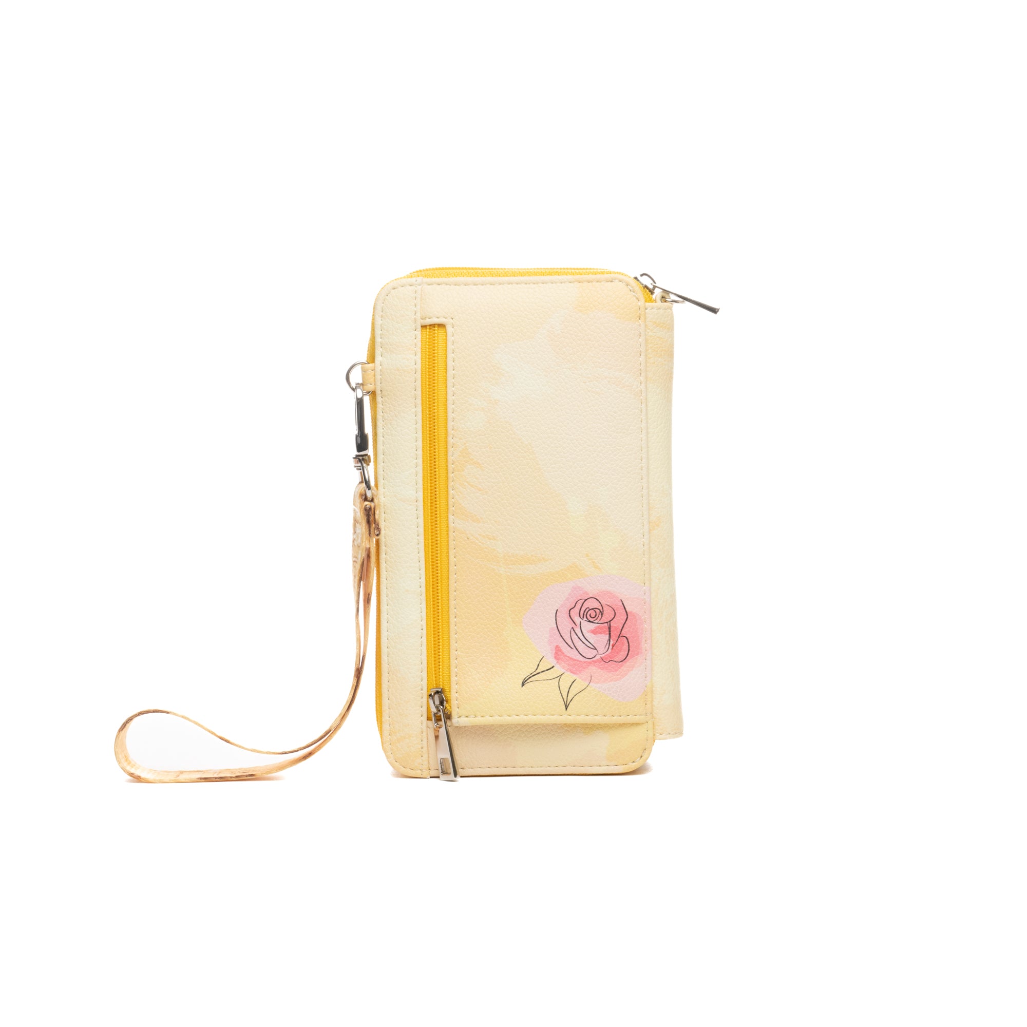WondaPop Disney Beauty and the Beast: Belle Crossbody Wallet Cell Phone Wristlet
