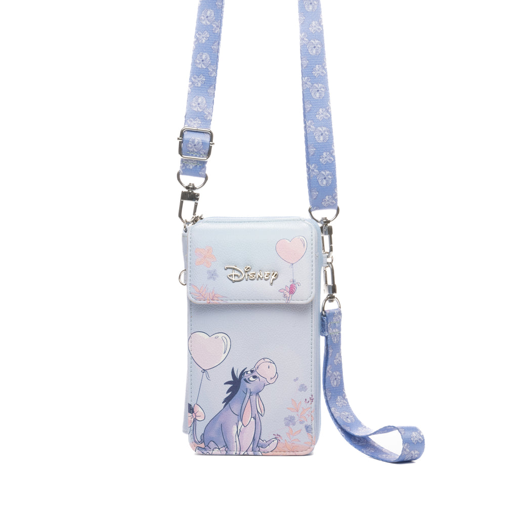 WondaPop Disney Eeyore Crossbody Wallet Cell Phone Wristlet