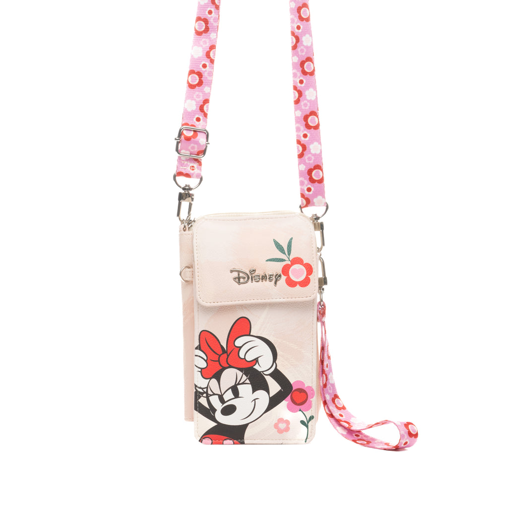 WondaPop Disney Minnie Mouse Crossbody Wallet Cell Phone Wristlet