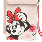 WondaPop Disney Minnie Mouse Crossbody Wallet Cell Phone Wristlet