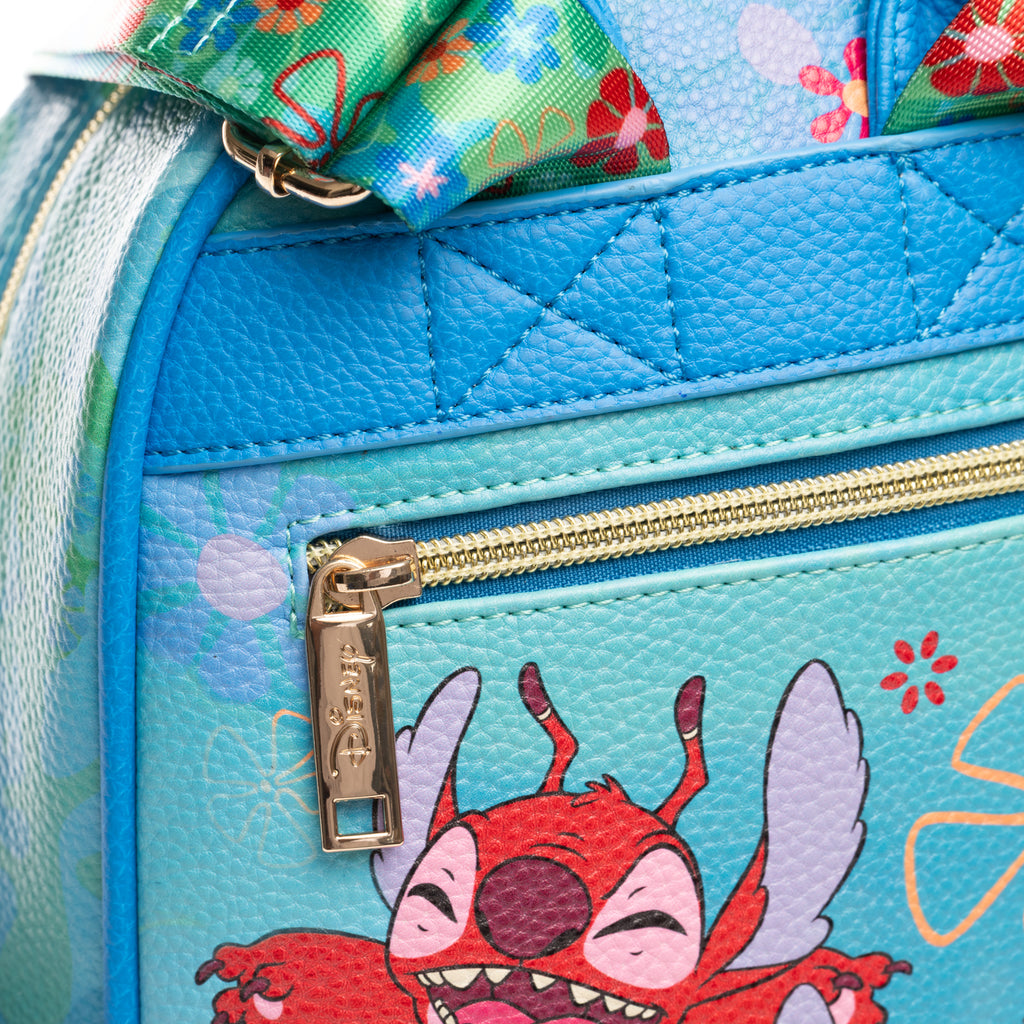 Disney's Lilo and Stitch -- Leroy and Stitch WondaPop 11" Vegan Leather Fashion Mini Backpack