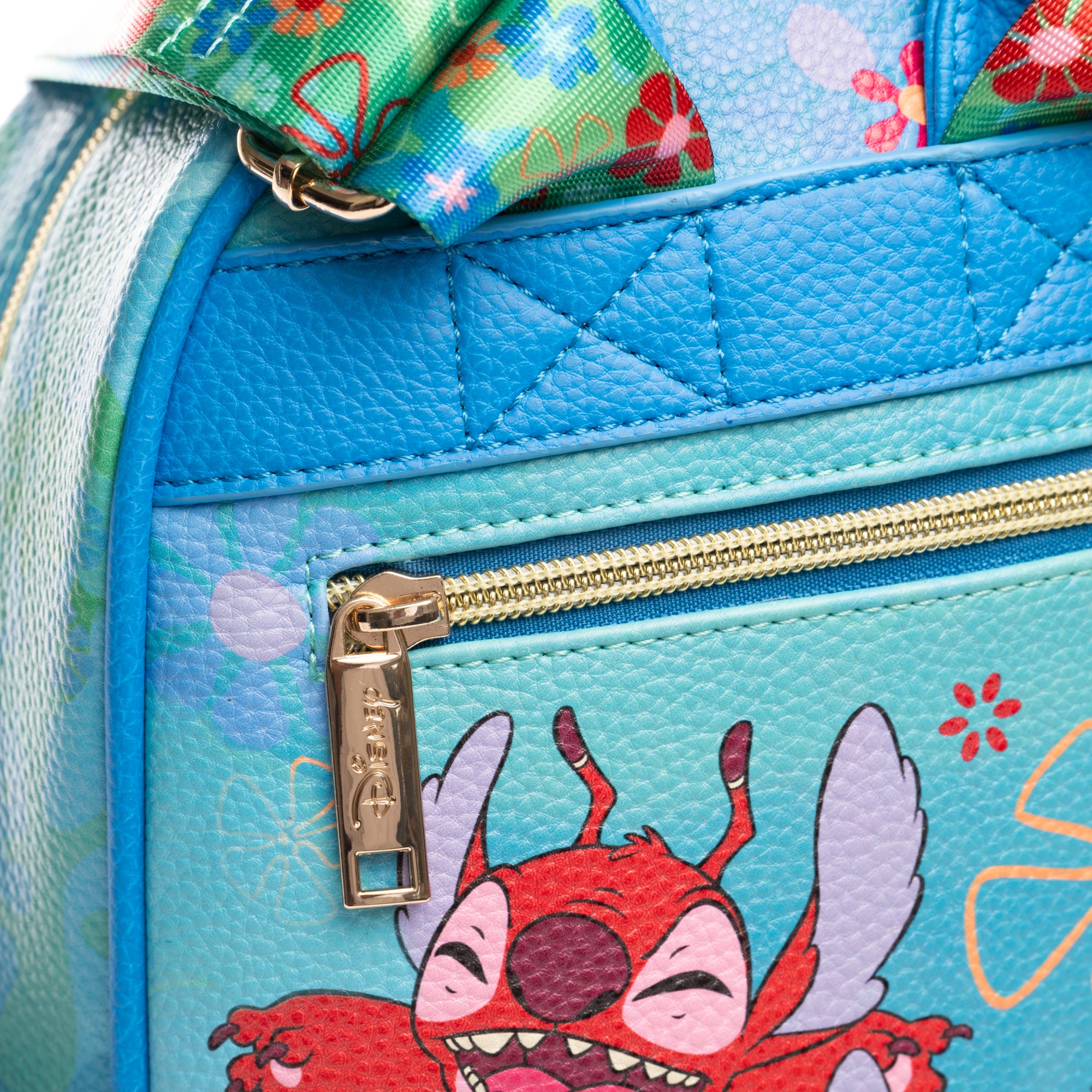 Disney's Lilo and Stitch -- Leroy and Stitch WondaPop 11" Vegan Leather Fashion Mini Backpack
