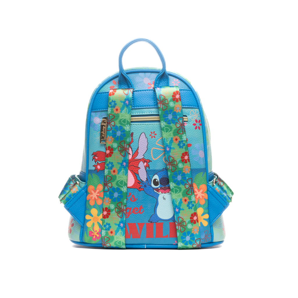 Disney's Lilo and Stitch -- Leroy and Stitch WondaPop 11" Vegan Leather Fashion Mini Backpack
