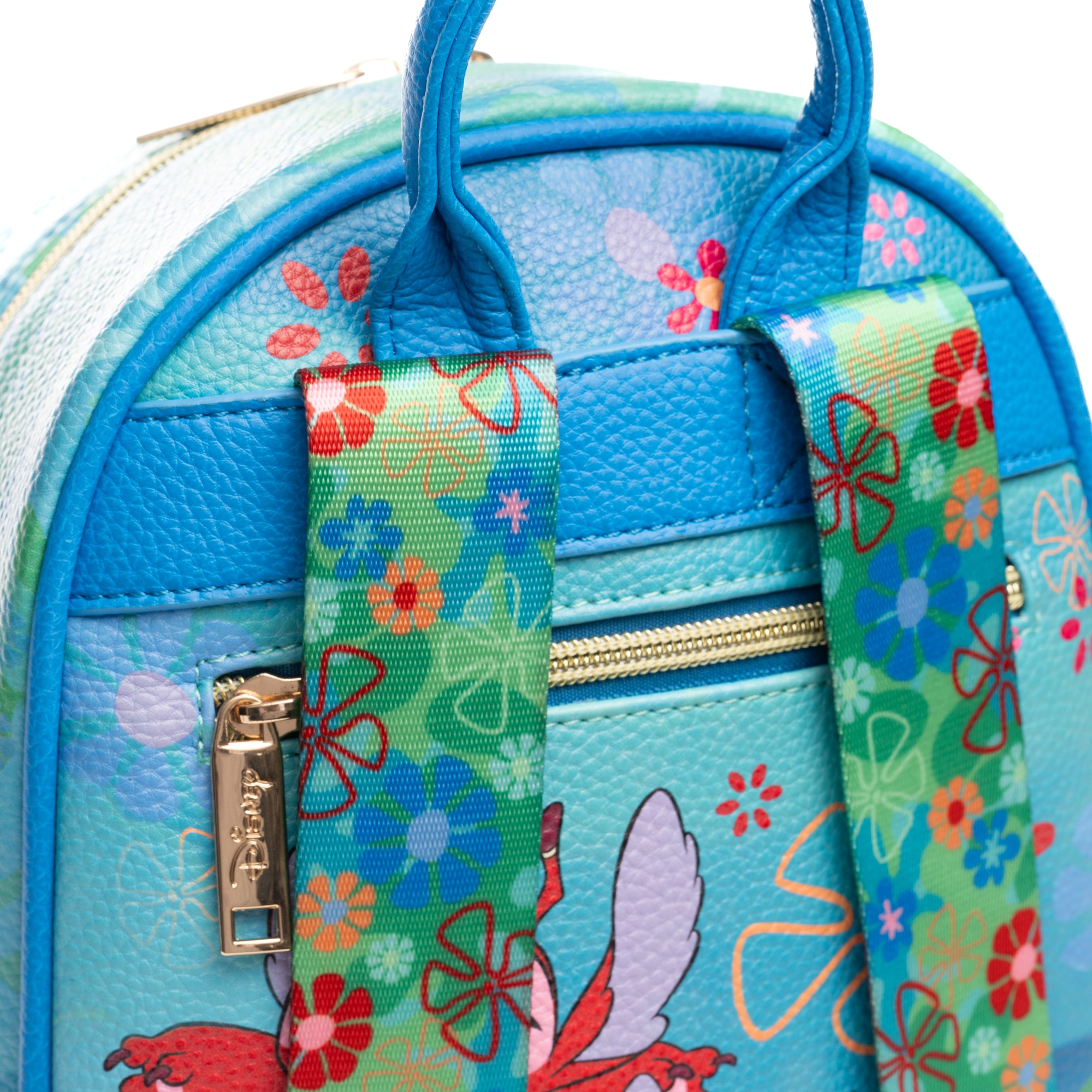 Disney's Lilo and Stitch -- Leroy and Stitch WondaPop 11" Vegan Leather Fashion Mini Backpack