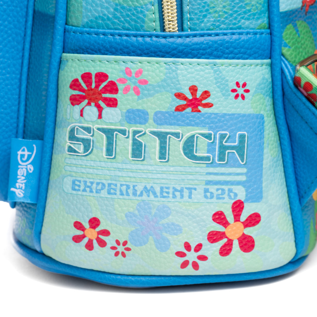 Disney's Lilo and Stitch -- Leroy and Stitch WondaPop 11" Vegan Leather Fashion Mini Backpack