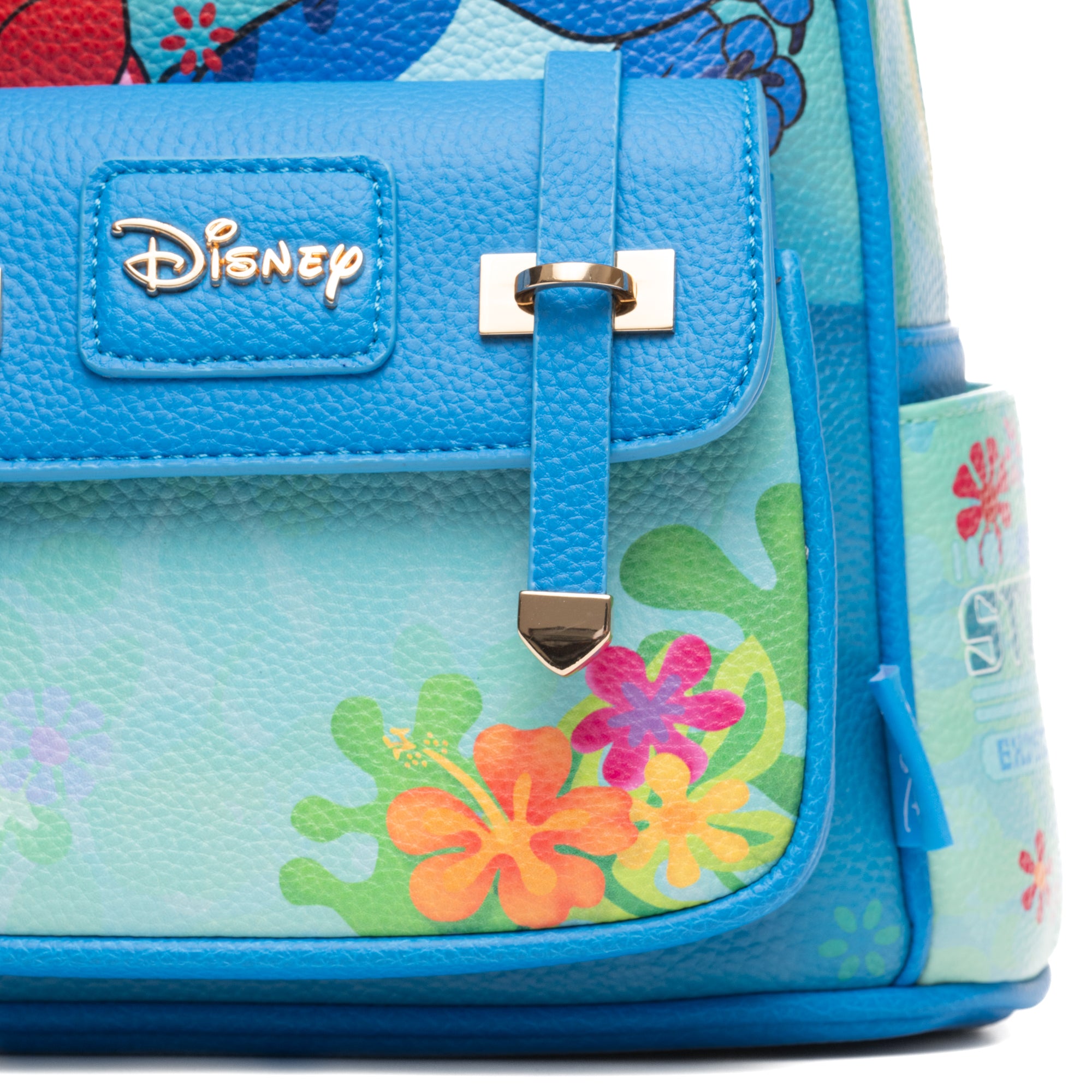 Disney's Lilo and Stitch -- Leroy and Stitch WondaPop 11" Vegan Leather Fashion Mini Backpack