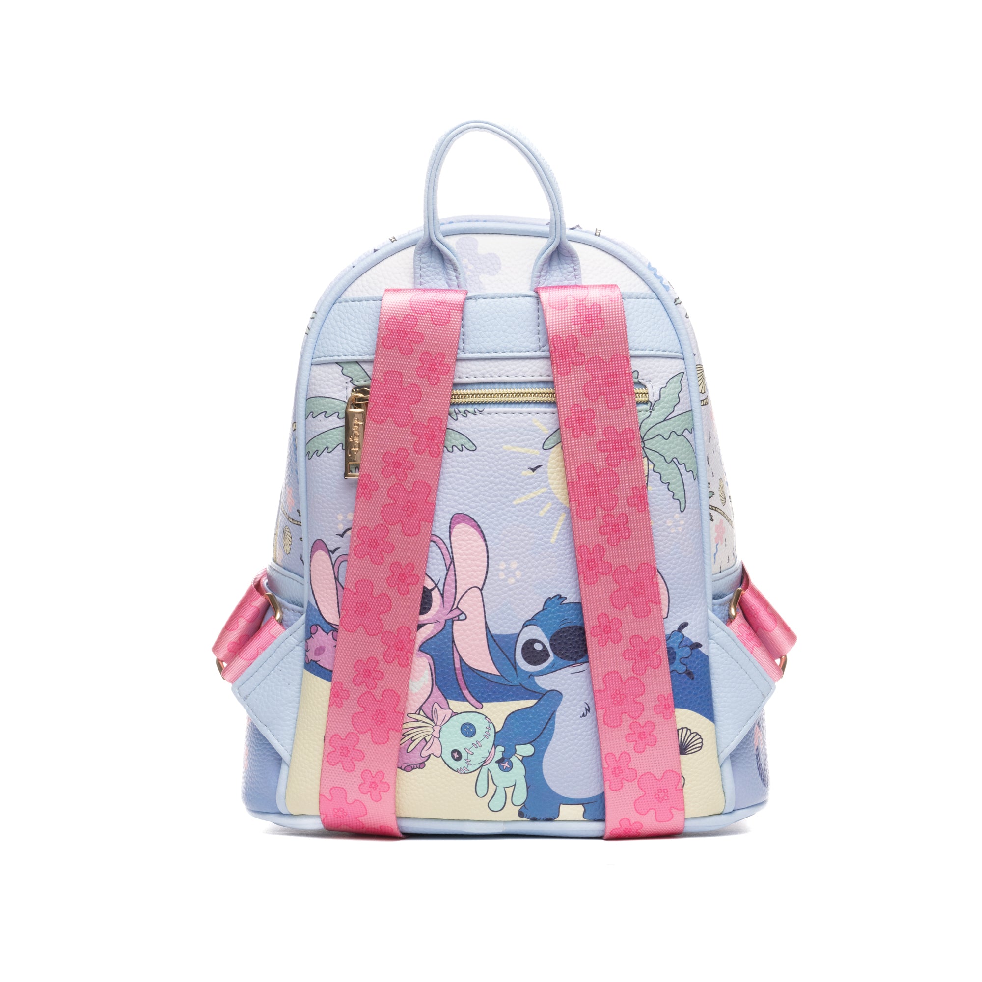 Disney's Lilo and Stitch -- Angel, Stitch and Scrump WondaPop 11" Vegan Leather Fashion Mini Backpack