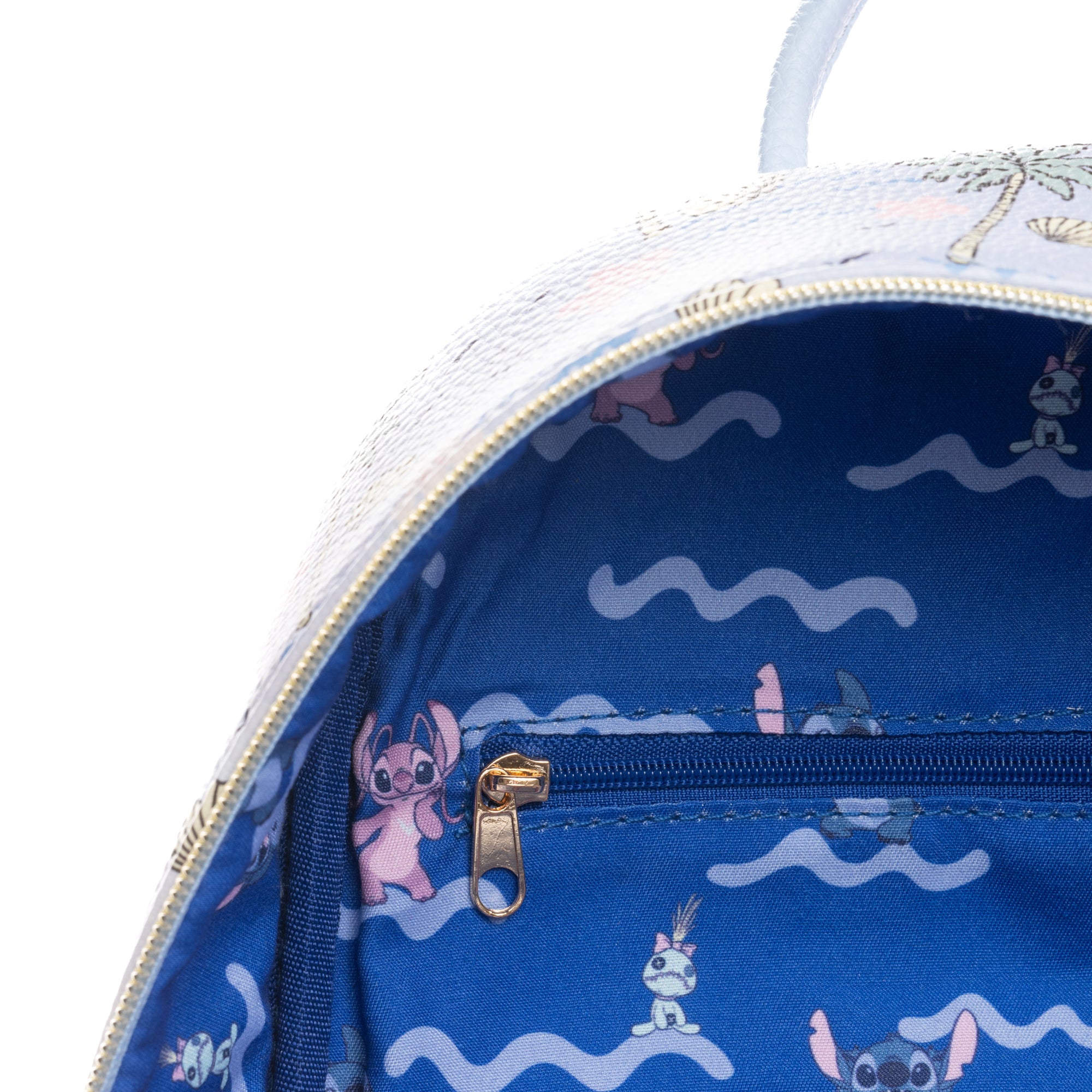 Disney's Lilo and Stitch -- Angel, Stitch and Scrump WondaPop 11" Vegan Leather Fashion Mini Backpack