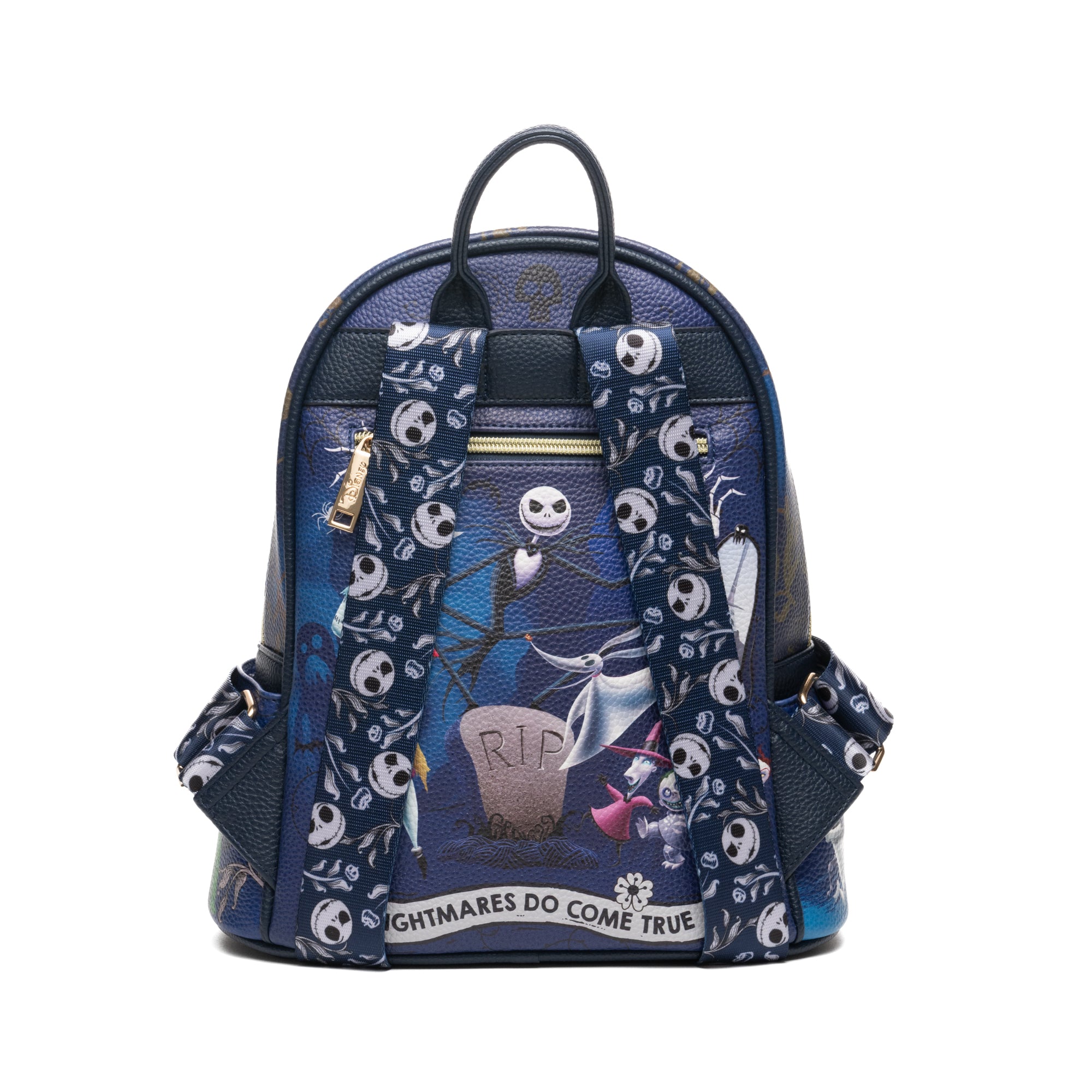 The Nightmare Before Christmas Jack & Friends WondaPop 11" Vegan Leather Fashion Mini Backpack
