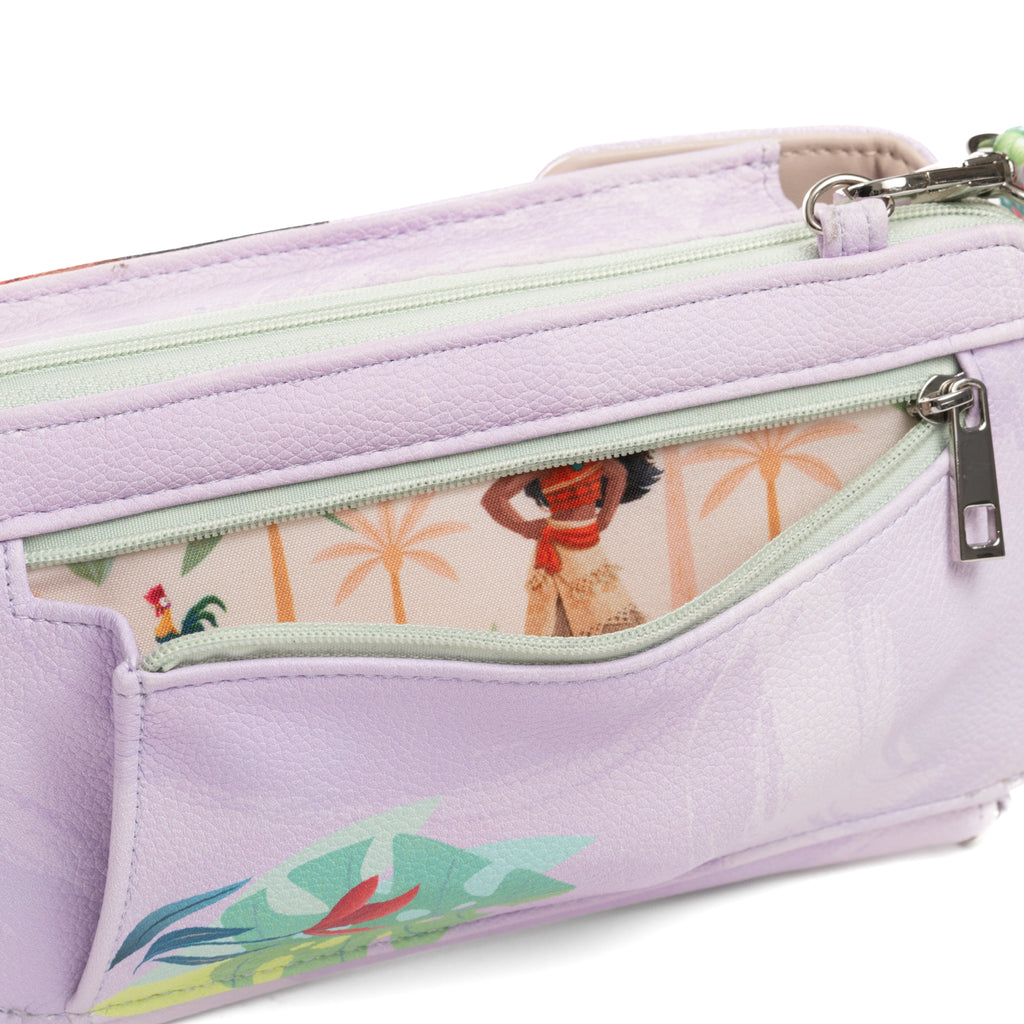 WondaPop Disney Moana Crossbody Wallet Cell Phone Wristlet
