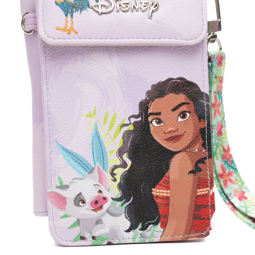 WondaPop Disney Moana Crossbody Wallet Cell Phone Wristlet