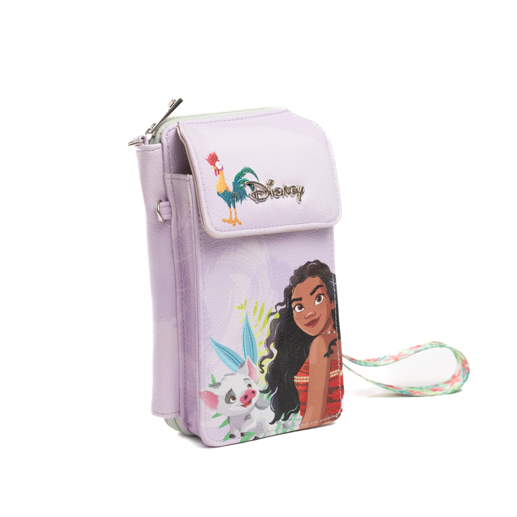 WondaPop Disney Moana Crossbody Wallet Cell Phone Wristlet