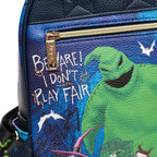 The Nightmare Before Christmas Oogie Boogie "I Don't Play Fair" WondaPop 11" Vegan Leather Fashion Mini Backpack