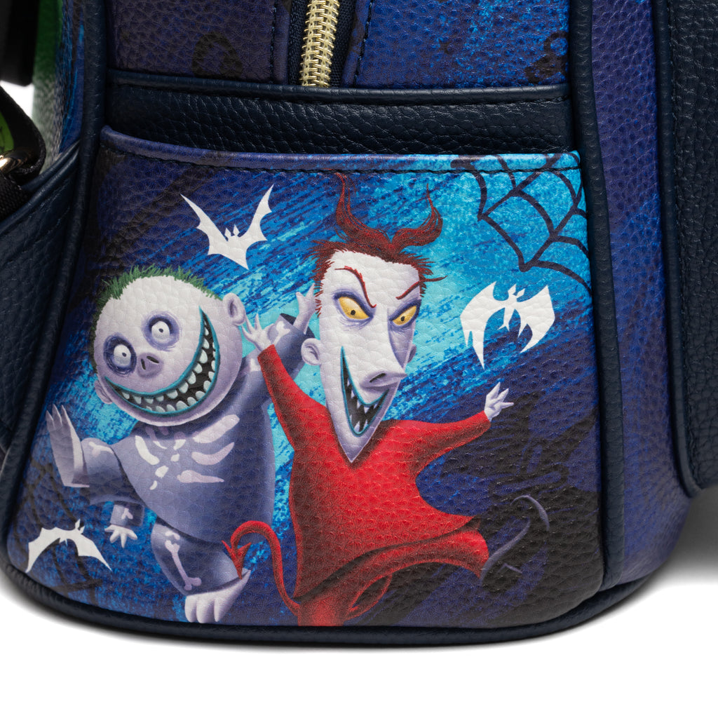 The Nightmare Before Christmas Oogie Boogie "I Don't Play Fair" WondaPop 11" Vegan Leather Fashion Mini Backpack