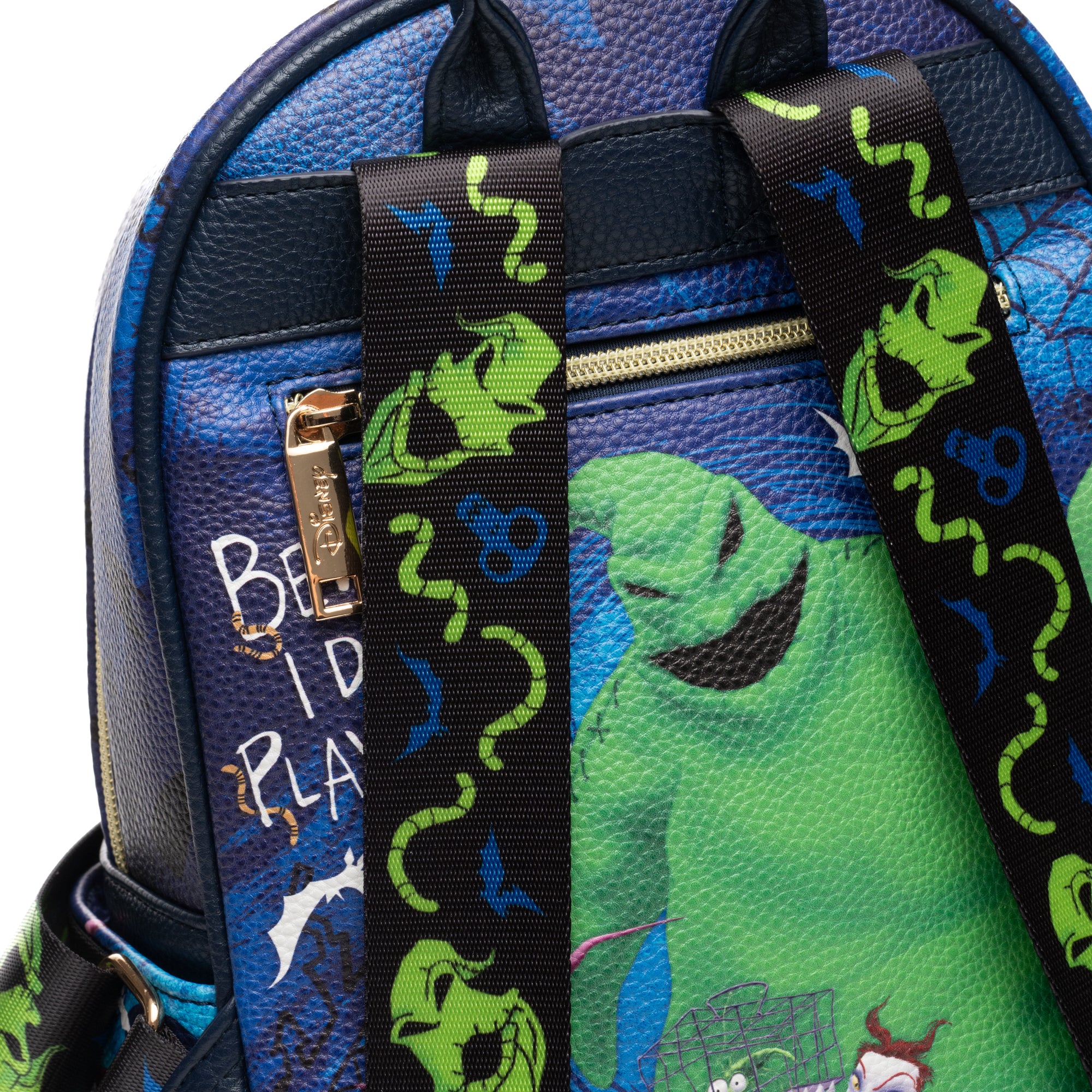 The Nightmare Before Christmas Oogie Boogie "I Don't Play Fair" WondaPop 11" Vegan Leather Fashion Mini Backpack
