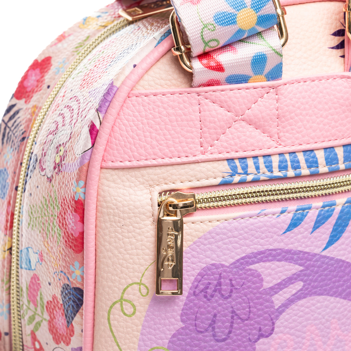 Disney Alice in Wonderland -- Cheshire Cat Smile 11-inch Vegan Leather Mini Backpack