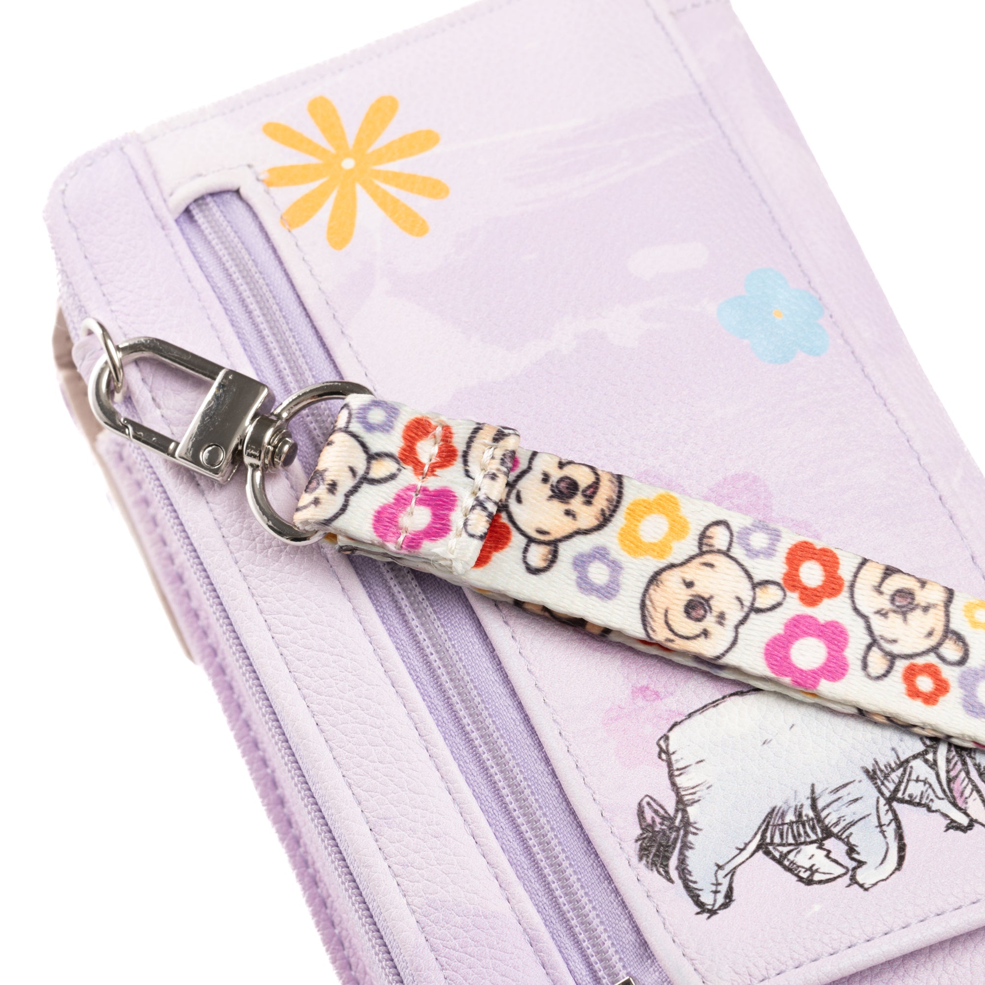 Disney Winnie the Pooh and Friends Crossbody Wallet Cell Phone Wristlet