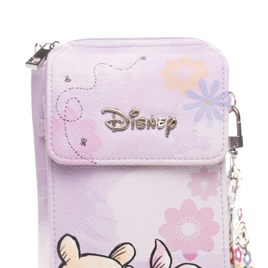 Disney Winnie the Pooh and Friends Crossbody Wallet Cell Phone Wristlet