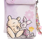 Disney Winnie the Pooh and Friends Crossbody Wallet Cell Phone Wristlet