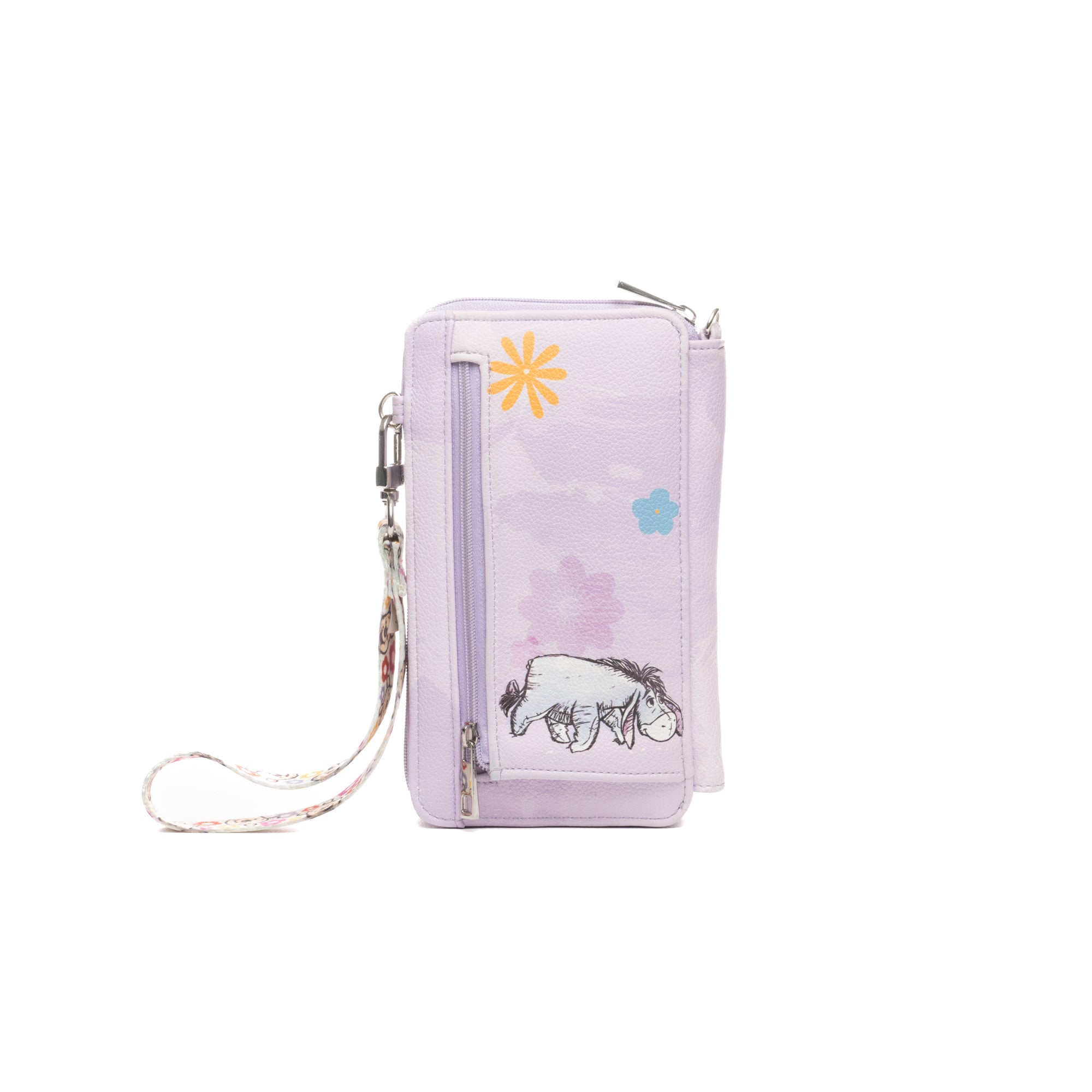 Disney Winnie the Pooh and Friends Crossbody Wallet Cell Phone Wristlet