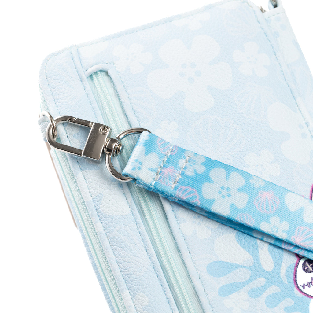 Disney Lilo and Stitch :Stitch and Angel Crossbody Wallet Cell Phone Wristlet
