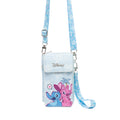 Disney Lilo and Stitch :Stitch and Angel Crossbody Wallet Cell Phone Wristlet